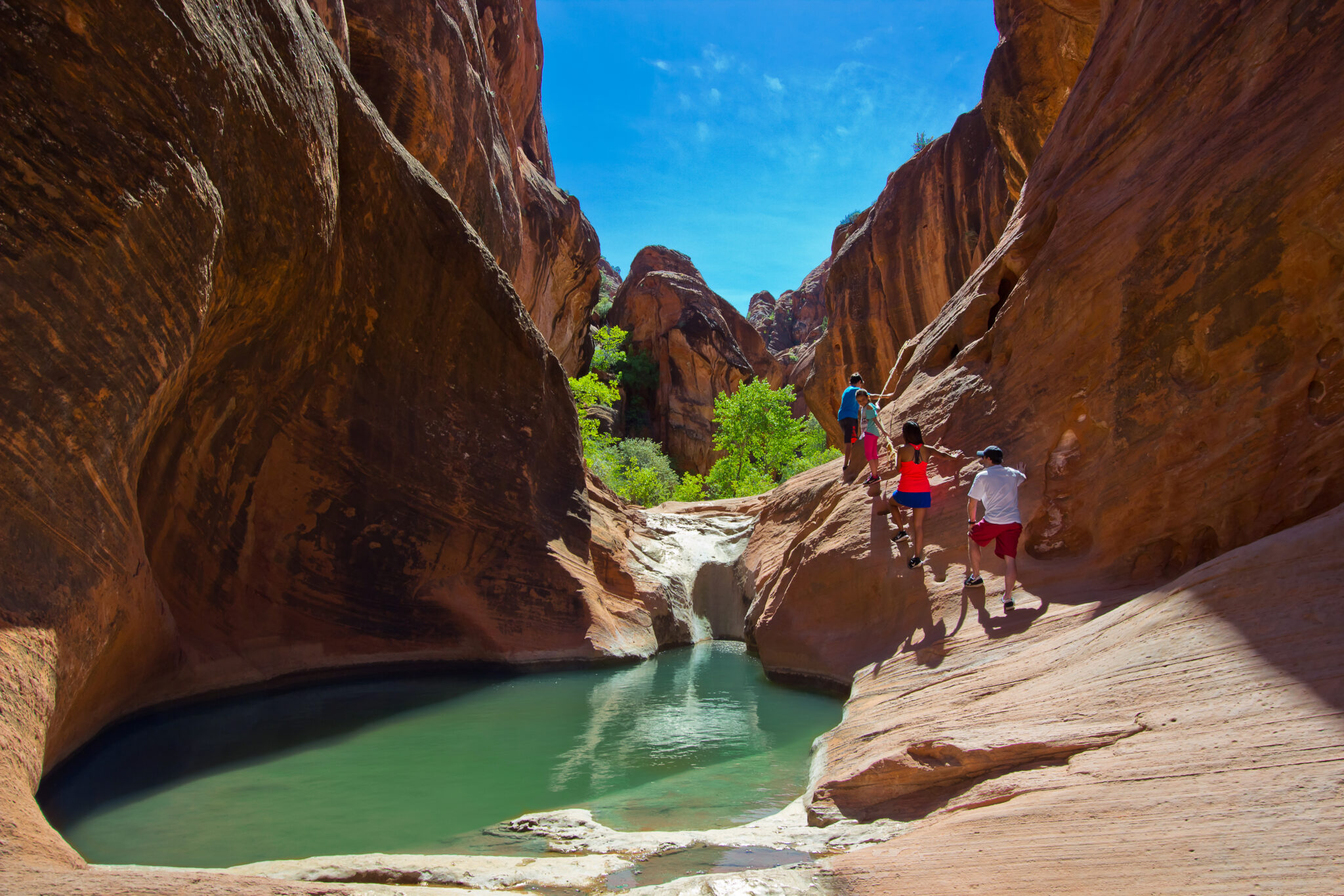 Hiking in Canyon